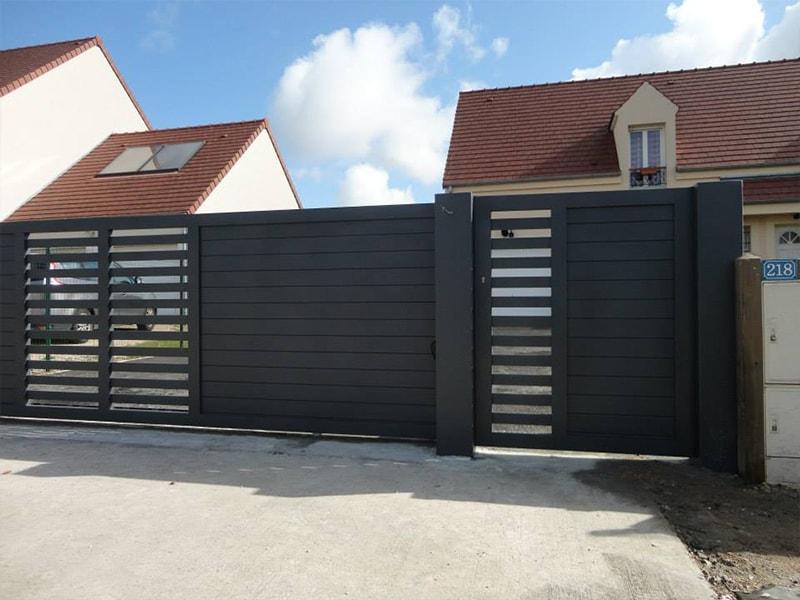 portail en alluminium